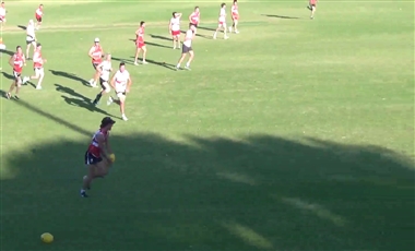 AFL Warm Up Drills: Kick to Forward Options