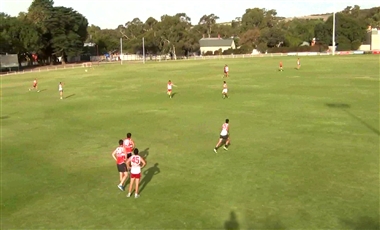 AFL Kicking Drills: Short to a Diagonal Lead