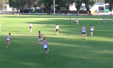 AFL Warm Up Drills: Circle Tag Goalkicking