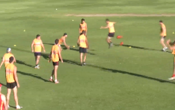 AFL Drills For Kids: Red Rover Handball 