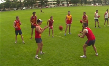 AFL Football Training Drills: Quick Hands 7