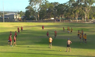 AFL Football Training: Competitive Square