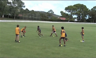 AFL Skills Coaching: Pressure in the Pentagon