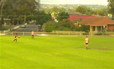 AFL Training Program: Across the Square Race