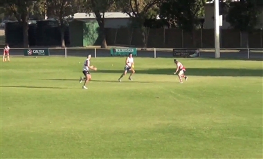 AFL Coaching Drills: Fat Side Avenue to Goal