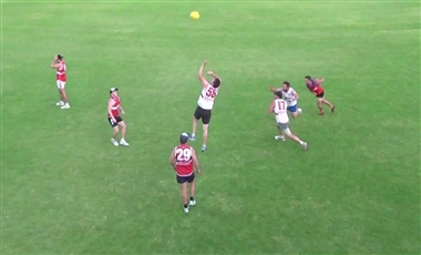 AFL Training Drills: Ruck `O `Clock