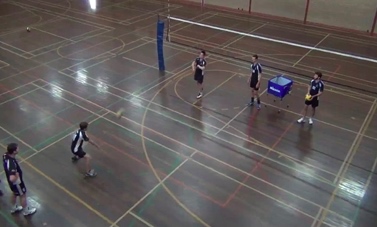 Volleyball Drills and Skills: Passing from a Downball  #2